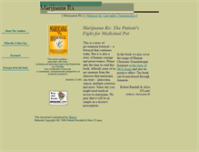 Tablet Screenshot of marijuana-as-medicine.org